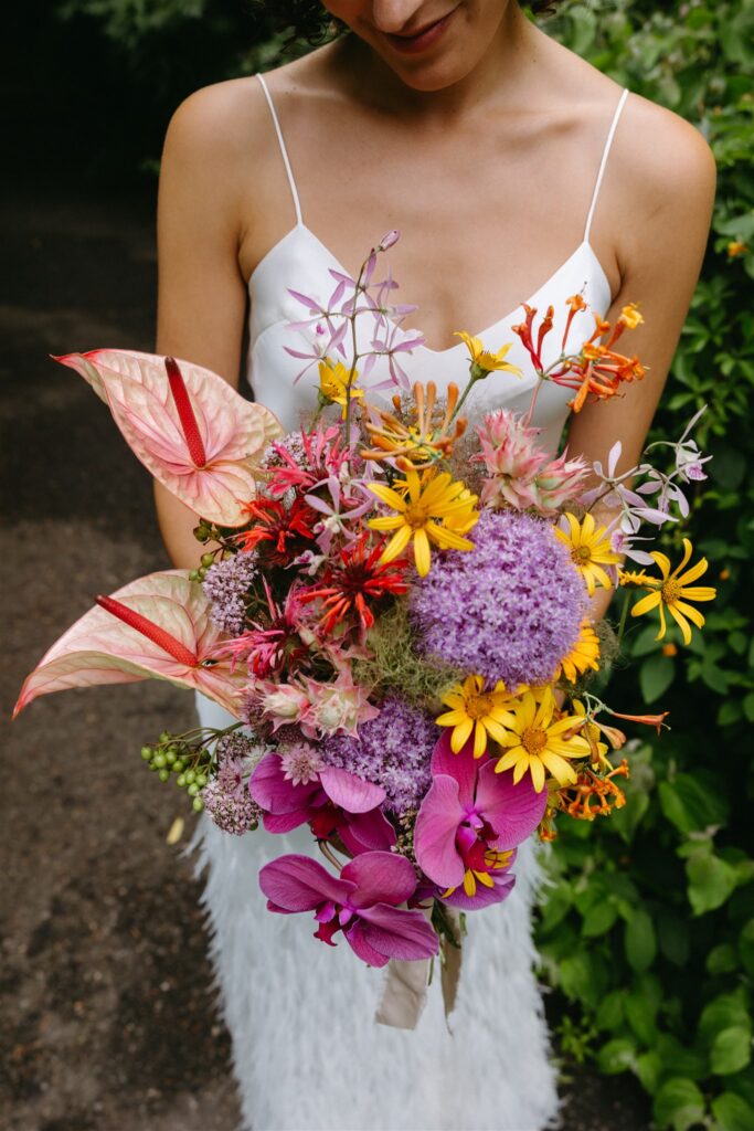 wedding floral details